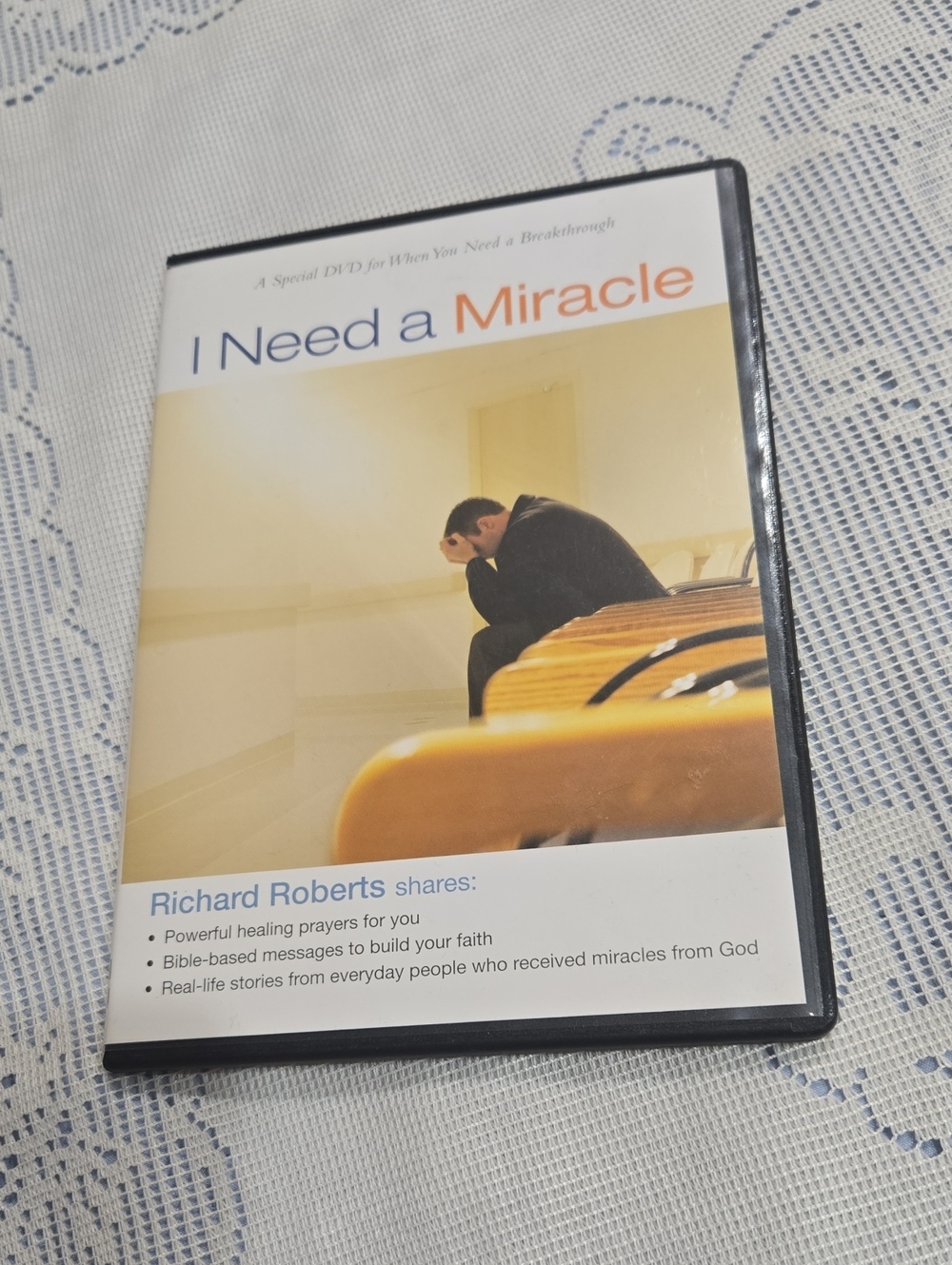I Need a Miracle DVD – Yellow & White Cover